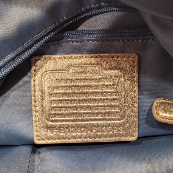 Coach Handbag Canvas - Picture 3 of 4